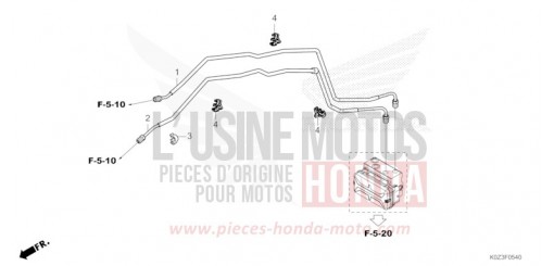 BRAKE PIPE GB350SS de 2025